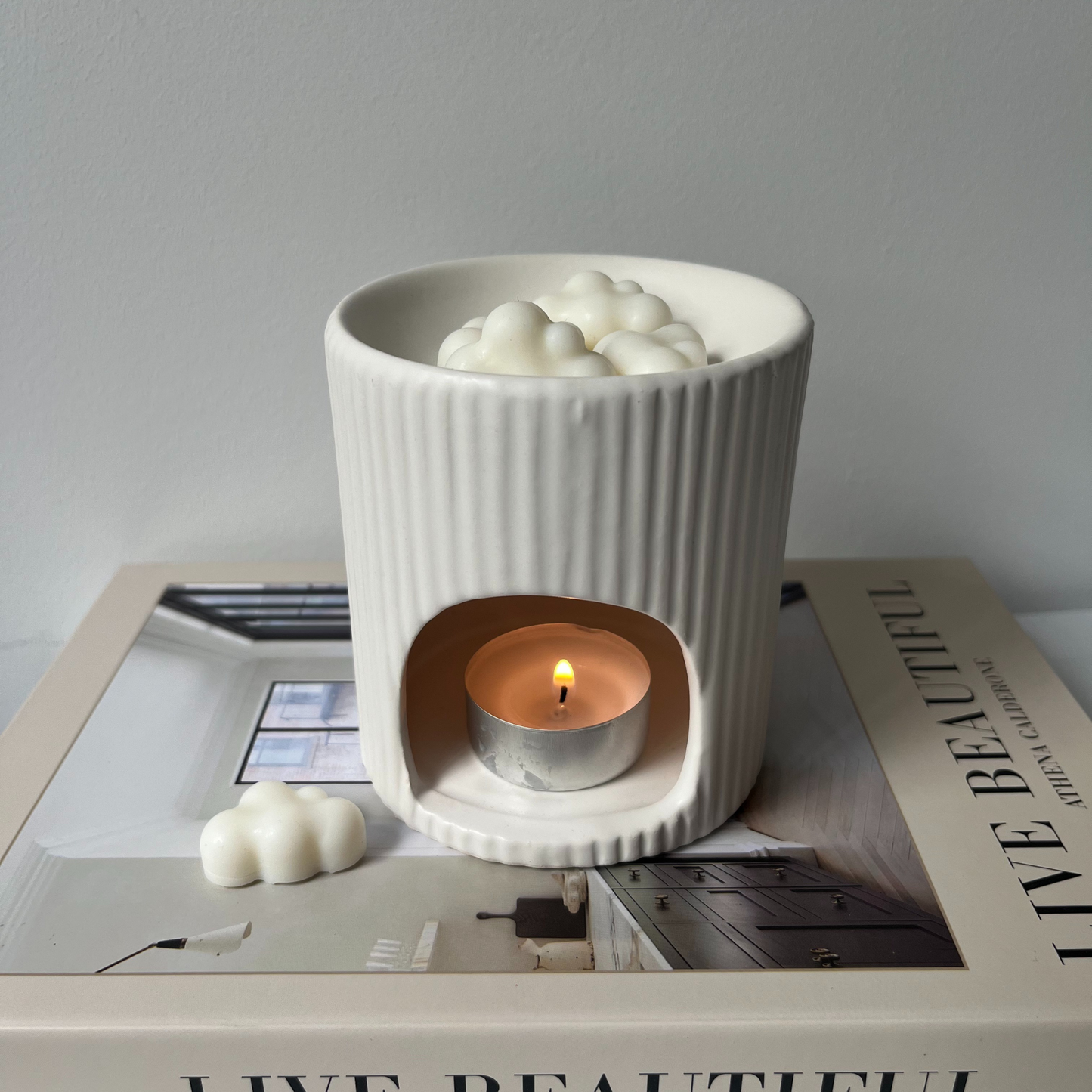 Quemador blanco Aesthetic