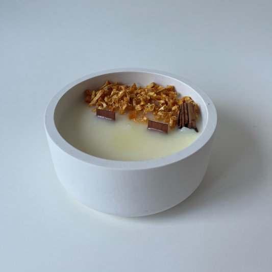Vela Canela y Naranja